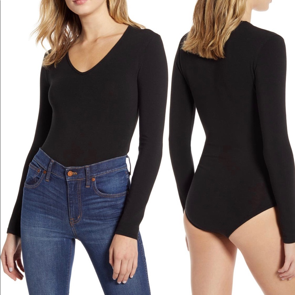MADEWELL V Neck Bodysuit NWOT
